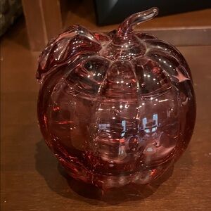 Vintage Maywell Crystal Paperweight , signed. 
Apple